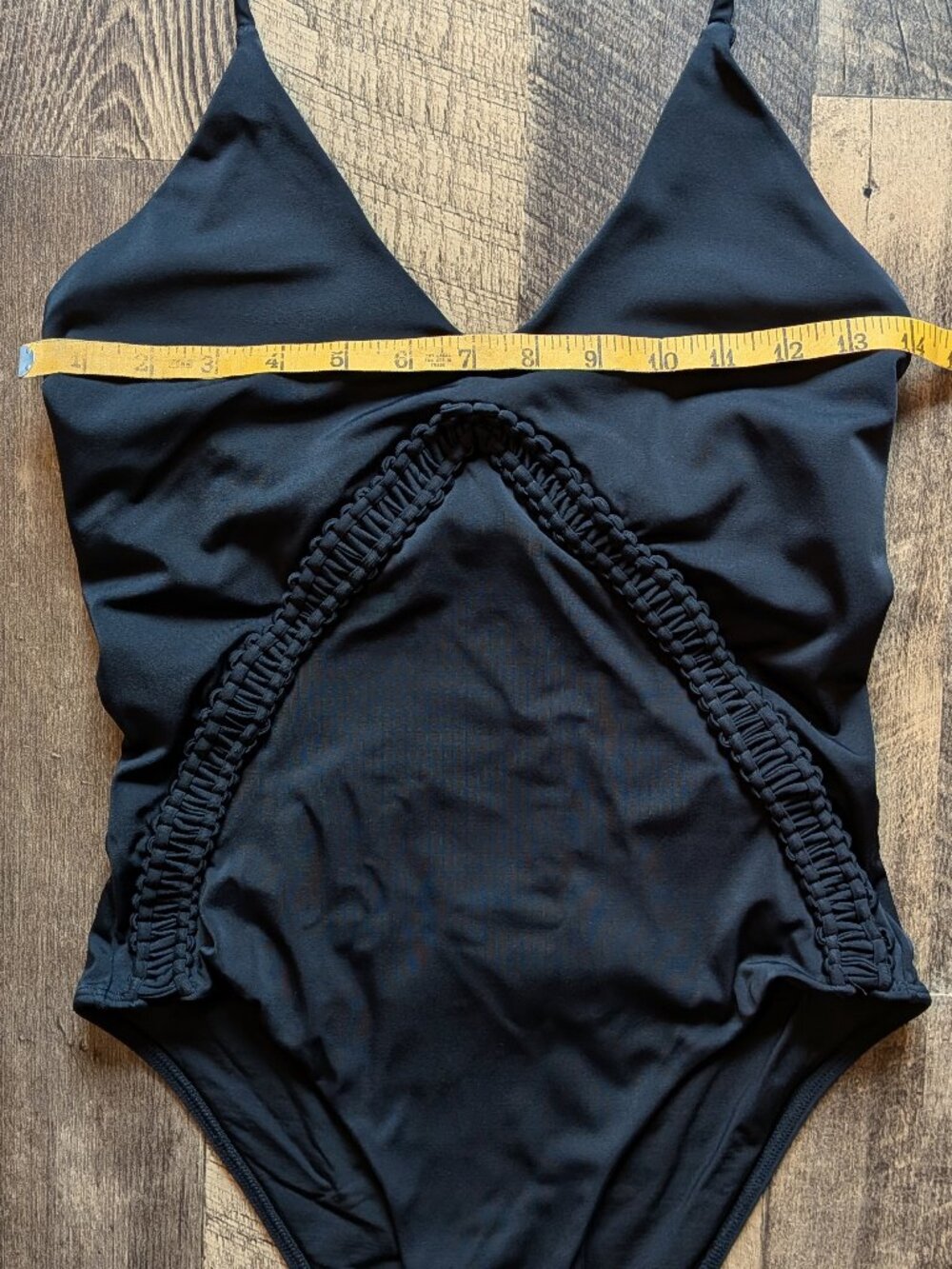 Peixoto One Piece Halter Swimsuit Black Large - Picture 7 of 7